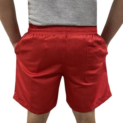 Imagem de Kit Com 03 Shorts Bermuda Praia Vermelho Cordão Neon