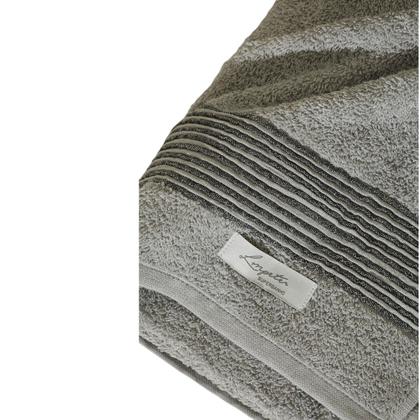 Imagem de Kit Com 03 Toalha De Banho Gigante / Banhão - Azul/Pêssego/Cinza - Tomie - 78x160cm- LMpeter