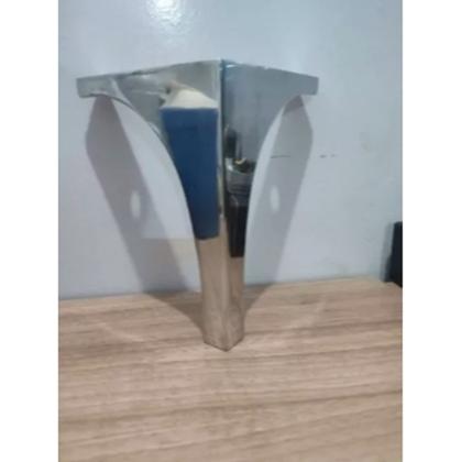 Imagem de Kit Com 04 Pés Curve De Alumínio 20cm Para Sofá, Poltrona Pronta Entrega