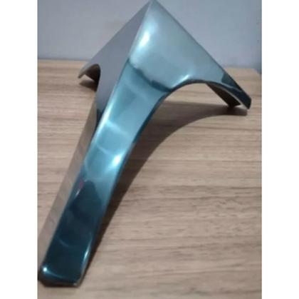 Imagem de Kit Com 04 Pés Curve De Alumínio 20cm Para Sofá, Poltrona Pronta Entrega