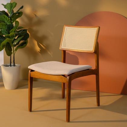 Imagem de Kit com 06 Cadeiras Madeira Maciça Estela CabeCasa MadeiraOriginals