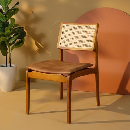 Imagem de Kit com 06 Cadeiras Madeira Maciça Estela CabeCasa MadeiraOriginals