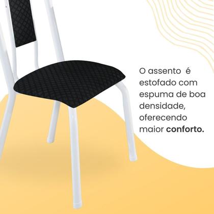 Imagem de Kit com 06 Cadeiras para de Sala de Jantar Fortaleza