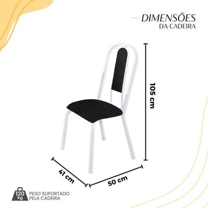 Imagem de Kit com 06 Cadeiras para de Sala de Jantar Fortaleza