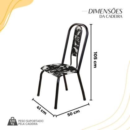 Imagem de Kit com 06 Cadeiras para Sala de Jantar Fortaleza