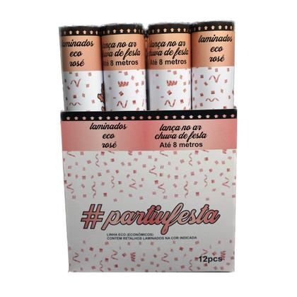 Imagem de Kit Com 06 Lança Confetes De Papel Metalizado Ou Coloridos