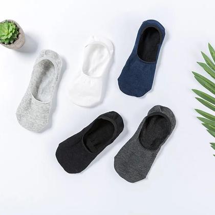 Imagem de Kit Com 06 Pares de Meia Sapatilha Feminina de Cores Variadas com Silicone Em Algodão OFERTA A PRONTA ENTREGA