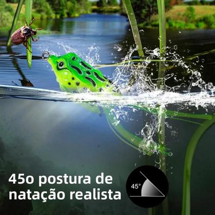 Imagem de Kit com 10/15 Iscas de Pesca Goture - Topwater Wobblers, Popping e Iscas Macias Tipo Sapo