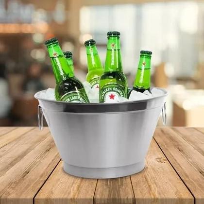 Imagem de Kit Com 10 Balde Para Gelo 9 Litros Cerveja E Bebidas
