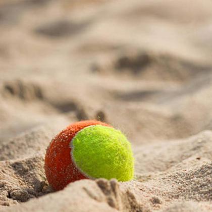 Imagem de Kit com 10 Bolas para Beach Tennis Vg Plus