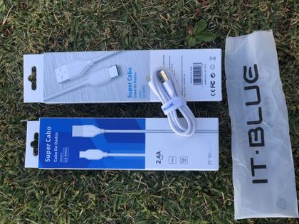 Imagem de Kit Com 10 Cabos Carregador Tipo C  Cabo Usb C 2.4 Rápido