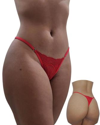 Imagem de Kit com 10 Calcinha Fio Dental em Renda - Tanga Maria - JU00063