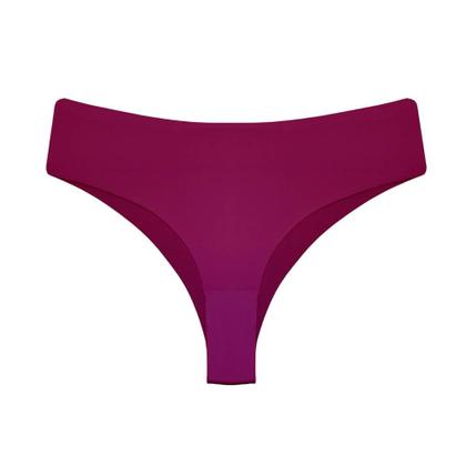 Imagem de kit Com 10 Calcinha Tanga Sem Costura Corte a Laser A43 QLC SPORT