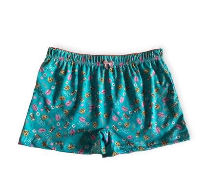 Imagem de kit Com 10 Calcinhas Shortinho Box Boxer Cueca Feminina Adulto 