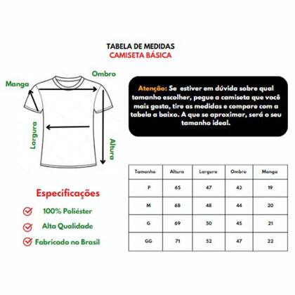 Imagem de Kit Com 10 Camisetas Lisas Básicas Colorida