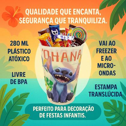 Imagem de Kit com 10 Copos do Stitch para Festa Decoração Base para Ovos de Pascoa