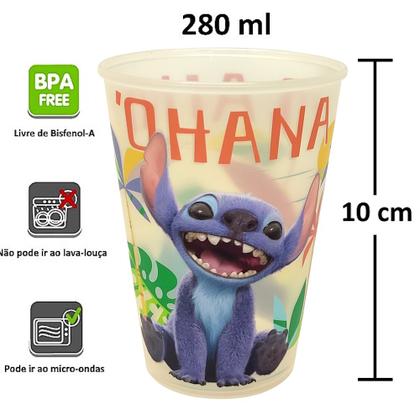 Imagem de Kit com 10 Copos do Stitch para Festa Decoração Base para Ovos de Pascoa