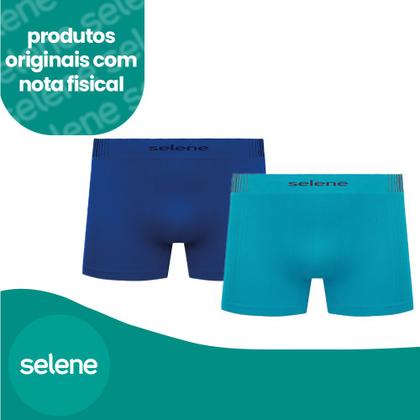 Imagem de Kit Com 10 Cuecas Boxer Box Infantil Juvenil Em Microfibra Sem Costura Selene