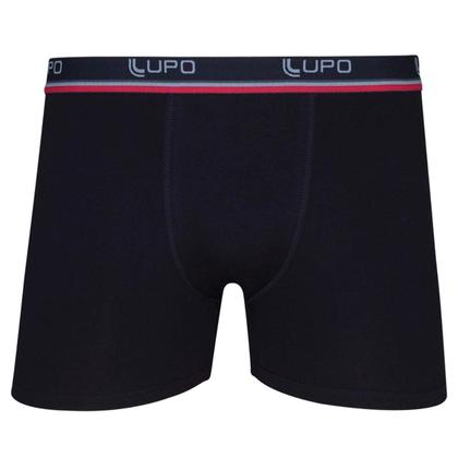 Imagem de Kit com 10 Cuecas Lupo Boxer Sortida Algodão Com Elastano Cos Estampado Conforte e Qualidade Garantida