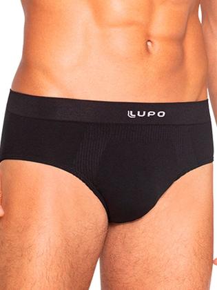 Imagem de Kit com 10 Cuecas Slip Lupo 681-001 Colorido