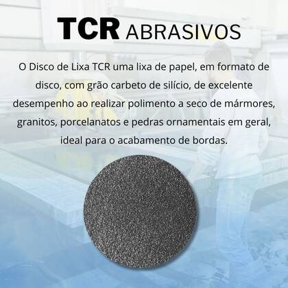 Imagem de Kit Com 10 Disco De Lixa Fibra Cerâmica 180mm Para Polimento