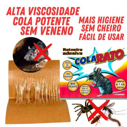 Imagem de Kit com 10 Folhas Para Controle de Pragas Cola Adesiva Pega Tudo Kit Higiênico Potente