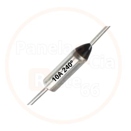 Imagem de Kit com 10 Fusíveis Térmicos para PANELA DE ARROZ ELÉTRICA 10A 240 GRAUS - Fusível