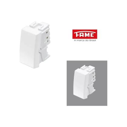 Imagem de Kit com 10 Interruptores Módulos Simples 16A Habitat - Fame