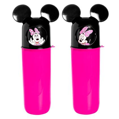 Imagem de Kit com 10 Lembrancinhas Decoração Festa Minnie Rosa Porta Objetos