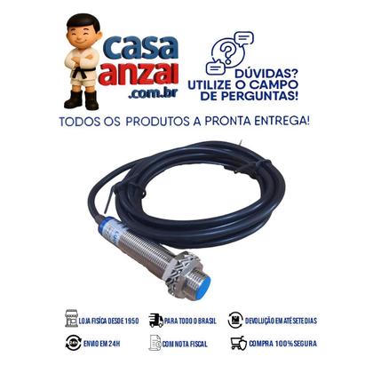 Imagem de Kit com 10 lukma sensor indutivo lm18-3005pc 6-36vdc (faceado) pnp (37003)