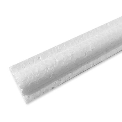 Imagem de Kit com 10 Metros Moldura Isopor Decorativa Boiserie Comum Rodameio