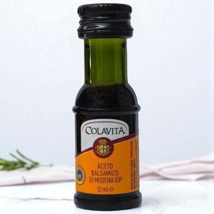 Imagem de Kit com 10 Mini Vinagres Aceto Balsâmico Di Modena Colavita 12ml - Italiano