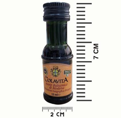 Imagem de Kit com 10 Mini Vinagres Aceto Balsâmico Di Modena Colavita 12ml - Italiano