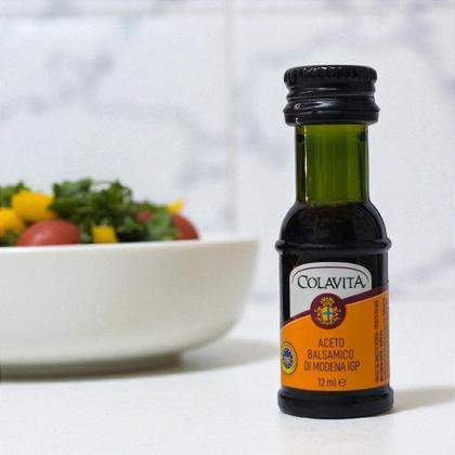 Imagem de Kit com 10 Mini Vinagres Aceto Balsâmico Di Modena Colavita 12ml - Italiano