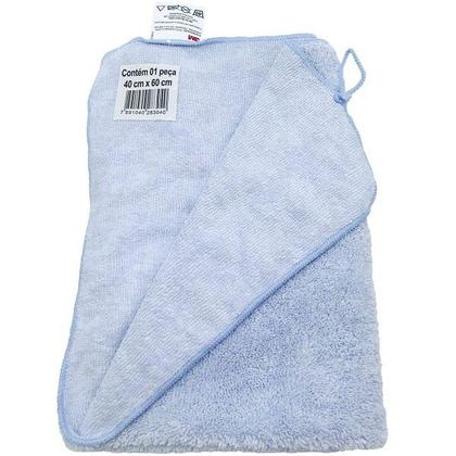 Imagem de Kit com 10 Pano Flanela de Microfibra AZUL 3M Automotivo 40 X 60CM