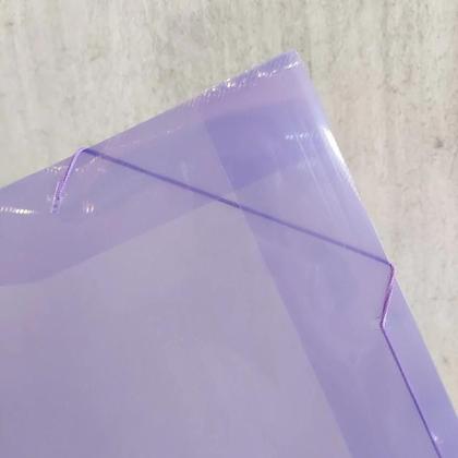 Imagem de Kit com 10 Pastas Plástica Aba Elástico Ofício Tamanho A4 de 23,5cmx33,5cm ACP Referência 1021