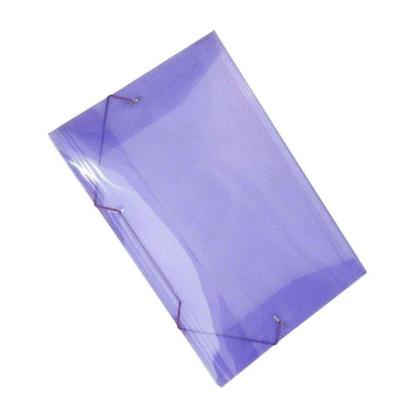 Imagem de Kit com 10 Pastas Plástica Aba Elástico Ofício Tamanho A4 de 23,5cmx33,5cm ACP Referência 1021