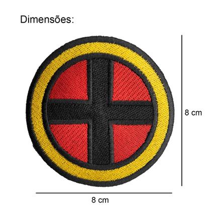 Imagem de Kit Com 10 Patch Bordado X- Men Termocolante Aplique 8cm 