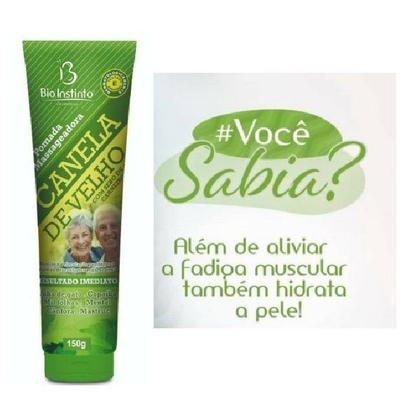 Imagem de Kit com 10 Pomada Massageadora para Canela com Sebo de Carneiro 150g