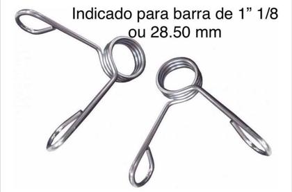 Imagem de Kit Com 10 Presilhas Para Barra De 1 1/8 Ou 28.50 Mm