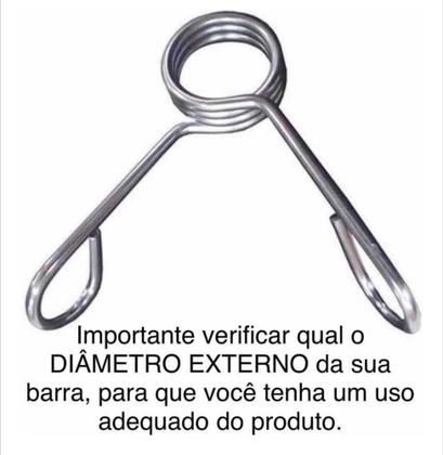 Imagem de Kit Com 10 Presilhas Para Barra De 1 Ou 25.40 Mm