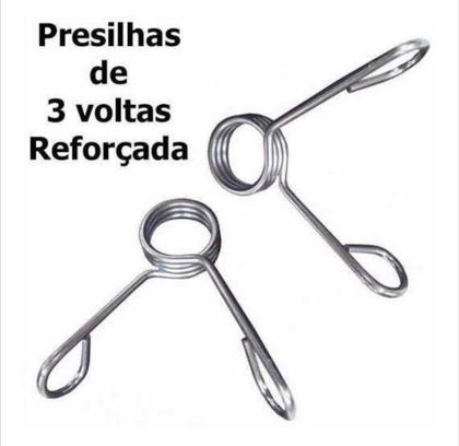 Imagem de Kit Com 10 Presilhas Para Barra De 1 Ou 25.40 Mm