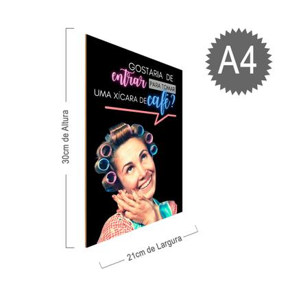 Imagem de Kit Com 10 Quadros Decoração Parede Placa MDF 3mm Cozinha