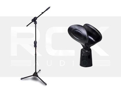 Imagem de Kit com 10 Suportes Pedestal para Microfone IBOX SMMax + 10 Cachimbos