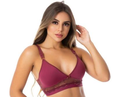 Imagem de Kit com 10  Sutiã Sem Bojo C/renda Revenda Atacado Varejo CORES SORTIDAS