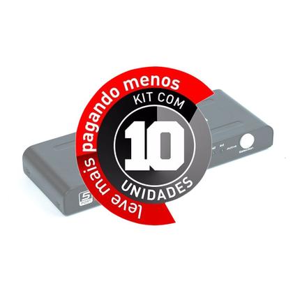Imagem de Kit com 10 switich hdmi 5x1 3d full hd c/ controle remoto