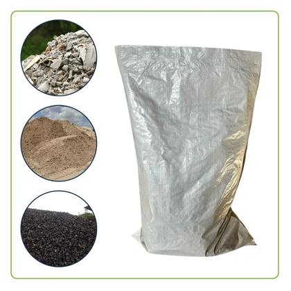 Imagem de Kit Com 10 Un Saco Laminado Costurado Boca Aberta Branco 50x70cm Sem Impressão