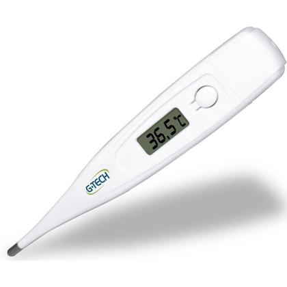 Imagem de Kit Com 10 Unidades Termômetro Digital G-tech Th1027 Branco