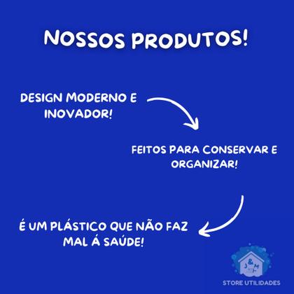 Imagem de Kit com 10 vasilhas herméticas para alimentos! oval