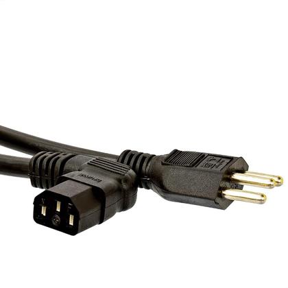 Imagem de Kit Com 10 X Cabos De Força Novo Padrão 90º Graus - 20A